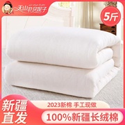 新疆棉被5斤棉花被手工，纯棉被芯棉絮床垫褥子保暖厚被子冬被全棉