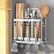 304不锈钢筷子收纳盒厨房，筷子笼壁挂式筷笼家用勺子筷子筒置物架