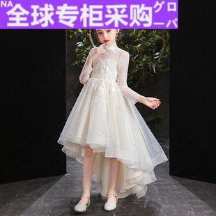 日本儿童礼服公主，裙花童蓬蓬纱婚纱裙，主持人晚礼服女童钢琴演