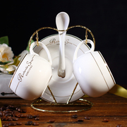 欧式咖啡杯套装欧式茶具套装，简约家用陶瓷杯，英式下午茶杯茶具