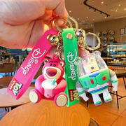 巴斯光年草莓熊书包汽车钥匙链挂件公仔玩具总动员钥匙扣卡通
