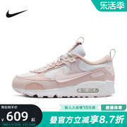 Nike耐克女鞋AIR MAX 90粉白气垫减震运动鞋透气跑步鞋DM9922-104