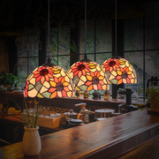 可馨帝凡尼田园创意吧台书房卧室餐厅灯吊灯三头创意个性LED灯具