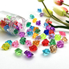 儿童水晶宝石玩具水晶钻石粒公主宝石弱视训练游乐场七彩石装饰品