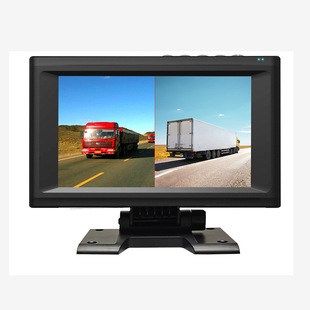 7英寸客货车4G远程监控显示器 AHD高清货车车载录像机VGA显示屏