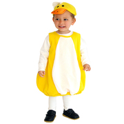 万圣节cosplay服装儿童面具舞会，小黄鸭表演服cos动物装扮演出服男