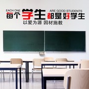 幼儿园教室布置墙贴中小学，教育辅导培训机构励志标语，是好学生贴纸