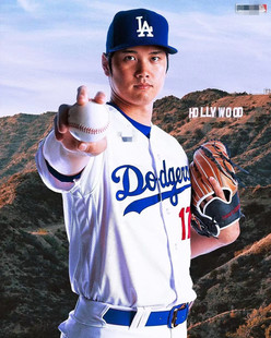 大谷翔平棒球服棒球衣棒球帽美职道奇速干透气刺绣白色球迷球员