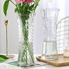 两件套特大号玻璃花瓶透明水养富贵竹花瓶客厅家用插花瓶摆件
