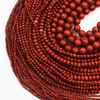 天然红石玛瑙圆珠，隔片垫片diy大小金刚菩提子手串，佛珠配件配饰品