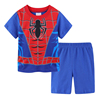 蜘蛛侠男童套装儿童节表演服幼儿园，角色扮演服装蜘蛛人睡衣短袖夏