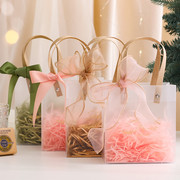 袋伴手礼手提袋子透明生日儿童母亲节小礼物包装高级感空盒