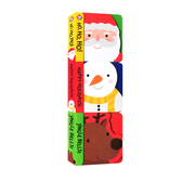 英文原版chunkypackchristmas3册手掌造型纸，板书圣诞节手掌书，幼儿启蒙绘本纸板书撕不烂