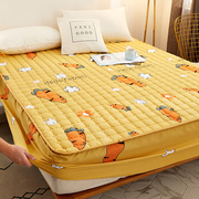 家居日式固定床垫保护套一米八的床套2米x2.2床笠床罩弹簧床垫。