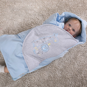 婴儿抱被新生儿秋冬季加厚款棉包裹被初生包被宝宝外出睡袋两用