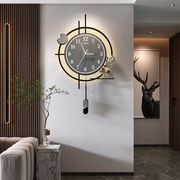 网红钟表挂钟客厅家用时尚，时钟挂墙装饰2022创意简约石英钟表