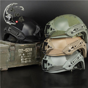 西北风战术防护头盔abs材质，骑行防护抗震头盔巡逻hk战术头盔