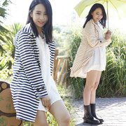 可爱雨衣女成人时尚徒步防水日式雨披透气长款户外风衣韩版薄款