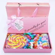 礼盒装超大棒棒糖千纸鹤糖果，波板糖水果味，同学情人节生日礼物糖果