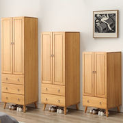 衣柜实木简约小户型卧室储物柜，多功能北欧创意，斗柜衣橱靠墙斗