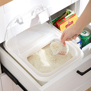 家用塑料储米箱抽屉大号米桶防尘防虫防潮米缸米罐面粉箱6KG米桶