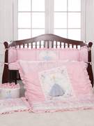 纯棉挡板套件婴儿床围栏公主生宝宝床上用品儿童防摔防护栏