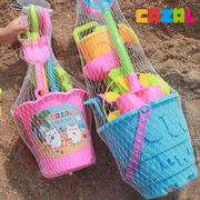 大号儿童沙滩车玩具套装，沙漏宝宝挖沙铲子，和小桶玩沙子决明子工具