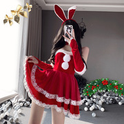 大码cos万圣节兔子服装兔女郎衣服女仆诱惑欧美奇幻圣诞装诞制服