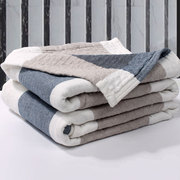 急速盖毯子纯棉加厚毛巾被水洗棉纱布单人双人床单不掉色