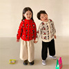 2023秋冬季韩版童男童女童，卡通毛衣儿童宽松长袖，米奇保暖针织开衫