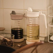 日本品牌玻璃小油壶家用厨房，透明大号防漏酱油，料酒调料香油装油瓶