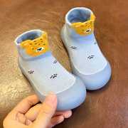 婴儿鞋袜春秋防滑软底宝宝地板袜，室内新生儿童学步袜子鞋秋冬加厚