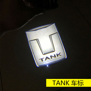 适用于坦克5e00/300改装车门迎宾灯感应免接线投影灯装饰氛围