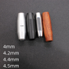 diy耳机线木 铜 铝 分线器4 4.2 4.4 4.5mm 四股八股线银色黑色木