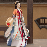 茵卡蕾原创改良汉服女国风复原款传统服饰春夏季