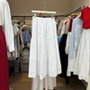 十三行女装2024夏款垂感白色，半身裙长款法式小白裙，气质a字裙长裙
