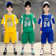 童装男童速干球服套装中大童小学生儿童，篮球服24号科比运动套球衣