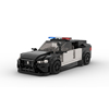 国产小颗粒玩具兼容乐高M5警车模型拼装积木 m-power警车汽车