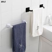 毛巾架浴室置物架挂架挂件抹布，吸盘免打孔厨房卫生间厕所挂毛巾杆