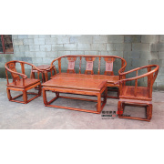 全实木仿古中式红木南榆木家具，圈椅八件套，皇宫椅沙发五件套太