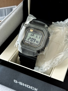 卡西欧日本g-shock钛合金方块蓝牙，电波手表男mrg-b5000蓝宝石镜面