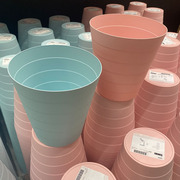 宜家芬尼斯无盖垃圾桶家用办公室客厅卫生间卫生桶纸篓国内