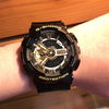 casio卡西欧g-shock运动经典，黑金ga-110gb-1a110mmc时尚男手表