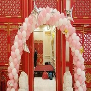 定制气球拱门架子气球，路引立柱底座套餐，结婚庆典婚礼生日开业新年