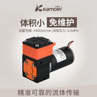微型隔膜泵24v高压电动直流，水泵大流量，吸水泵12v自吸泵迷你抽水泵