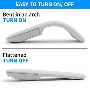 Bluetooth 4.0 /5.0 Folding Wireless Mouse Arc Touch Roller C