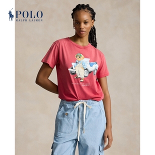 Ralph Lauren/拉夫劳伦女装 24夏宽松版Polo Bear棉T恤RL25582