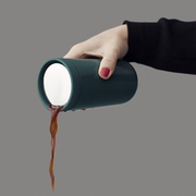 丹麦Stelton 随行杯保温便携水杯不锈钢环保材质360度出水创意礼