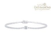 The Leo Diamond®  D-series 系列 全圈钻石手链高雅气质款16.5CM
