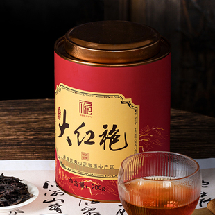 武夷山大红袍罐装200g武夷岩茶，乌龙茶肉桂水仙福建茶叶